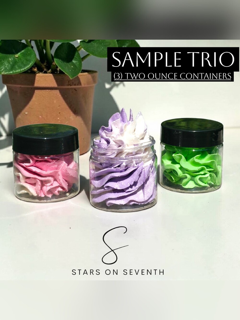 BUY NOW- 2oz Sample Trio- Whipped Shaving Soap - Picture 2 of 5